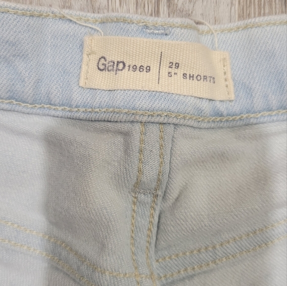 GAP Light Blue Jean Shorts - Picture 2 of 6